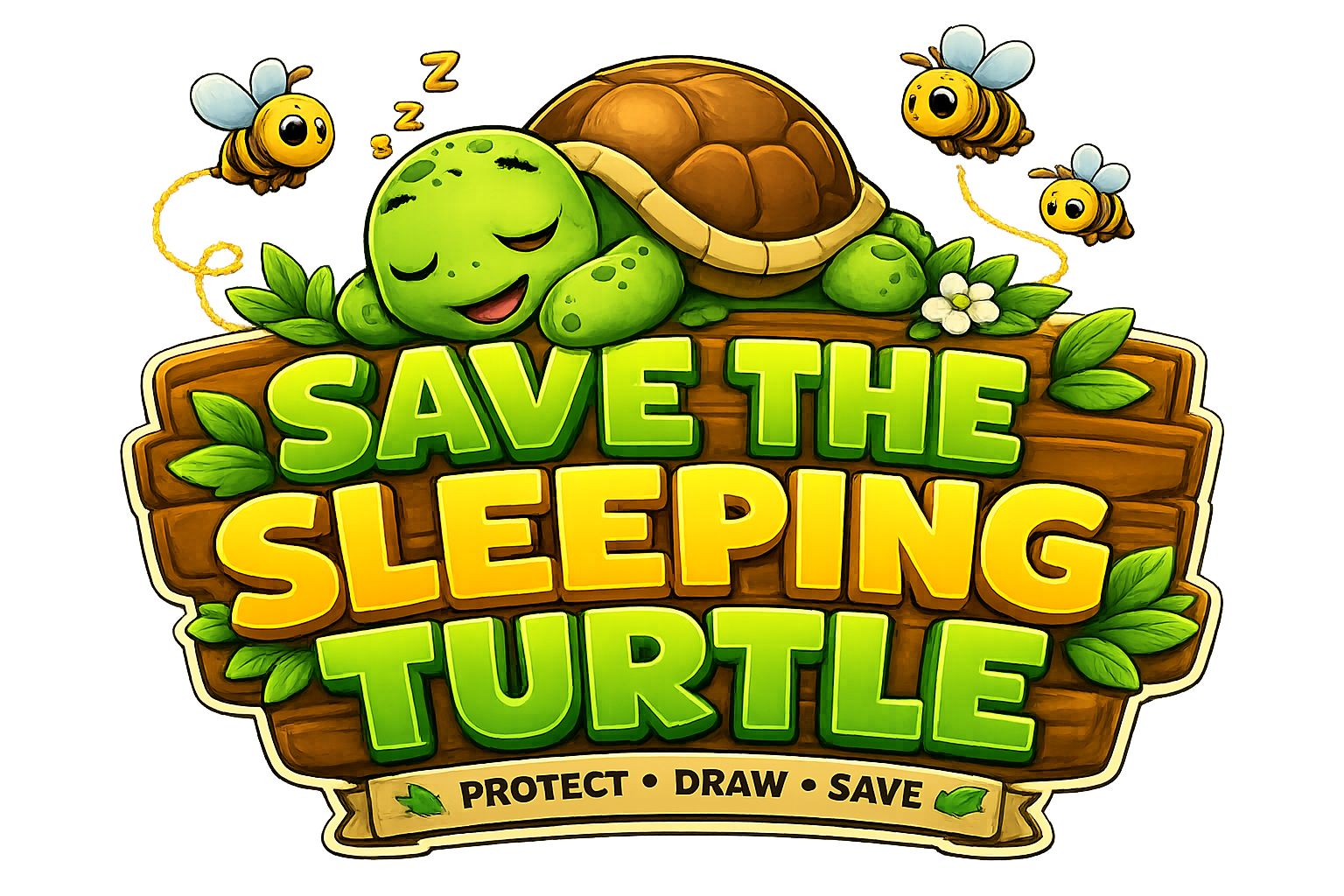 Save The Sleeping Turtle Logo